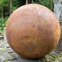 Стальная сфера — 3D КОРТЕН (518913) ∅ 1500 мм. Дубна 