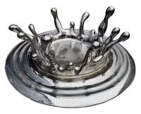 Всплеск воды из нержавеющей стали (517626) монтаж арт-объект  в Дубне