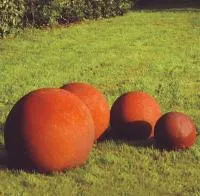 Шары 4 шт. кортеновская ст. (518969) ∅ от 500 до 1350 мм. Дубна 