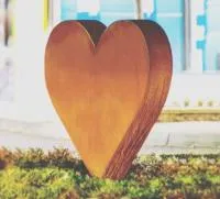 Кортеновская сталь скульптура сердце (518279) монтаж арт-объект  в Дубне