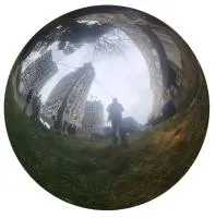 Шар из нержавеющей стали ø 600 мм. (517182) производство - сфера арт-объект пустотелая  в Дубне