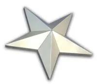 Звезда на обелиск ø 200 (197199) поставка - стела памятник мм. пустотелая  в Дубне