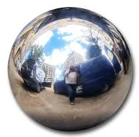 Шар ø 600 мм. полый полированный (517585) поставка - сфера арт-объект пустотелая  в Дубне