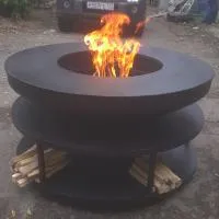 Стол для костра поленница (197212) поставка все ø 1000 мм. универсальная  в Дубне