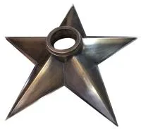 Звезда ø 1100 мм. бронза (197207) поставка комплект горелка ГВД 379 10 89 00 ПС вечный огонь пустотелая  в Дубне