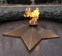 Звезда вечного огня листовая бронза чугун в Дубне (518589)