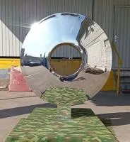 Линза арт объект (519058) ∅ 1000 сталь AISI304 Дубна 