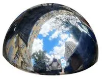 Полусфера полированная металлическая (207265) монтаж промоборудование ø 1000 мм.  в Дубне