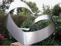 Сердце скульптура из нержавеющей стали (518277) поставка арт-объект  в Дубне