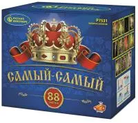 Фейерверк Самый-самый. Купить Фейерверк Самый-самый Р7531 — магазин продажа салютов недорого —  Дубна, производитель Русский фейерверк - Русская пиротехника, доставка по России  +7 963 711 89 03 — Дубна | dubna.piroclub.ru