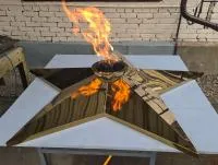 Звезда вечный огонь (514264) производство комплект горелка ГВД 379 10 89 00 ПС ø 1500 мм. пустотелая  в Дубне