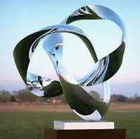 Кольца из нержавеющей стали скульптура (518288) производство арт-объект  в Дубне