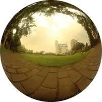 Полированный шар из латуни (198298) производство - сфера арт-объект ø 1000 мм. пустотелая  в Дубне