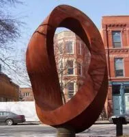 Кортеновская сталь скульптура кольцо (518292) поставка арт-объект  в Дубне