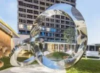 Скульптура звено из нержавеющей стали (518255) монтаж арт-объект  в Дубне