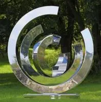 Скульптурная арт композиция кольца (518293) поставка арт-объект  в Дубне