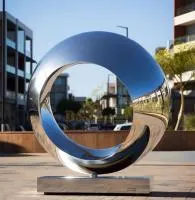 Кольцо нержавеющая сталь скульптура (518260) производство арт-объект  в Дубне