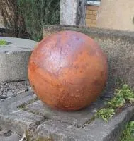 Сфера 3D парк КОРТЕН сталь (518912) ∅ 500 мм. Дубна 