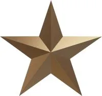 Звезда на памятник ветерану ВОВ из бронзы в Дубне (518494)