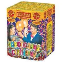 Салют Новогодний серпантин РС7128 купить от производителя Русская Пиротехника — Дубна