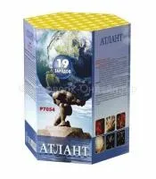 Батарея салютов Атлант. Купить Батарея салютов Атлант Р7054ФМ — магазин продажа салютов недорого —  Дубна, производитель Русский фейерверк - Русская пиротехника, доставка по России  +7 963 711 89 03 — Дубна | dubna.piroclub.ru