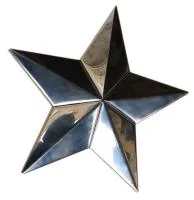 Звезда на стелу обелиск (197202) монтаж - стела памятник ø 250 мм. пустотелая  в Дубне