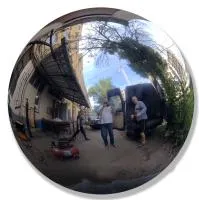 Шар ø 750 мм. полый полированный (517588) монтаж - сфера арт-объект пустотелая  в Дубне